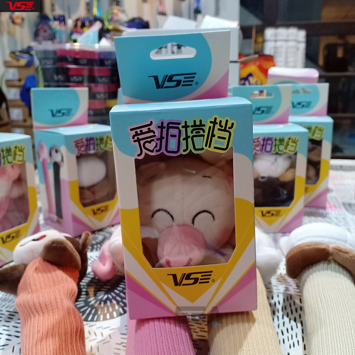 ปลอกใส่ด้ามไม้แบดลายรูปสัตว์น่ารัก VENSON VG019 ปลอกใส่ด้ามไม้แบดลายรูปสัตว์น่ารัก VENSON VG019
