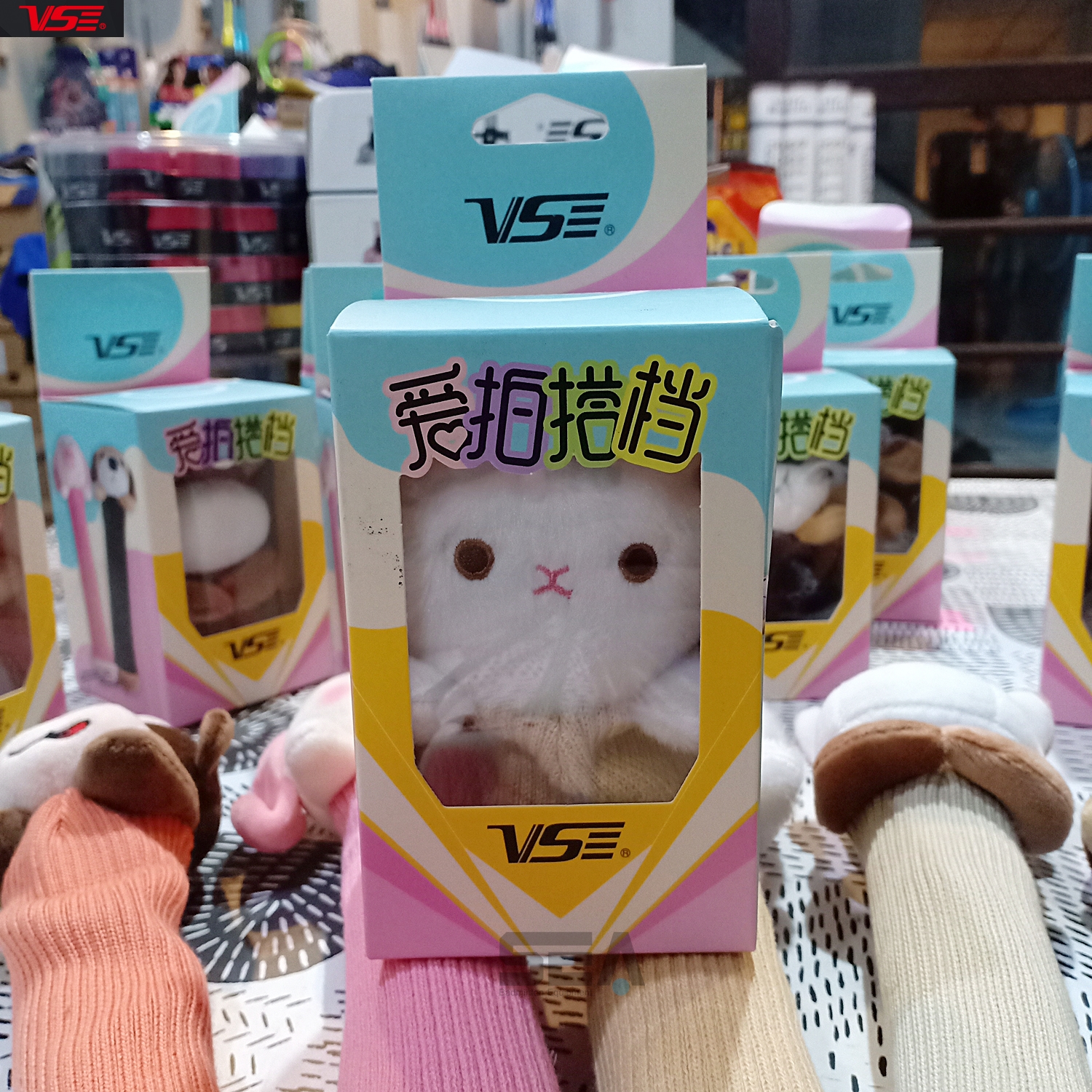ปลอกใส่ด้ามไม้แบดลายรูปสัตว์น่ารัก VENSON VG019 ปลอกใส่ด้ามไม้แบดลายรูปสัตว์น่ารัก VENSON VG019