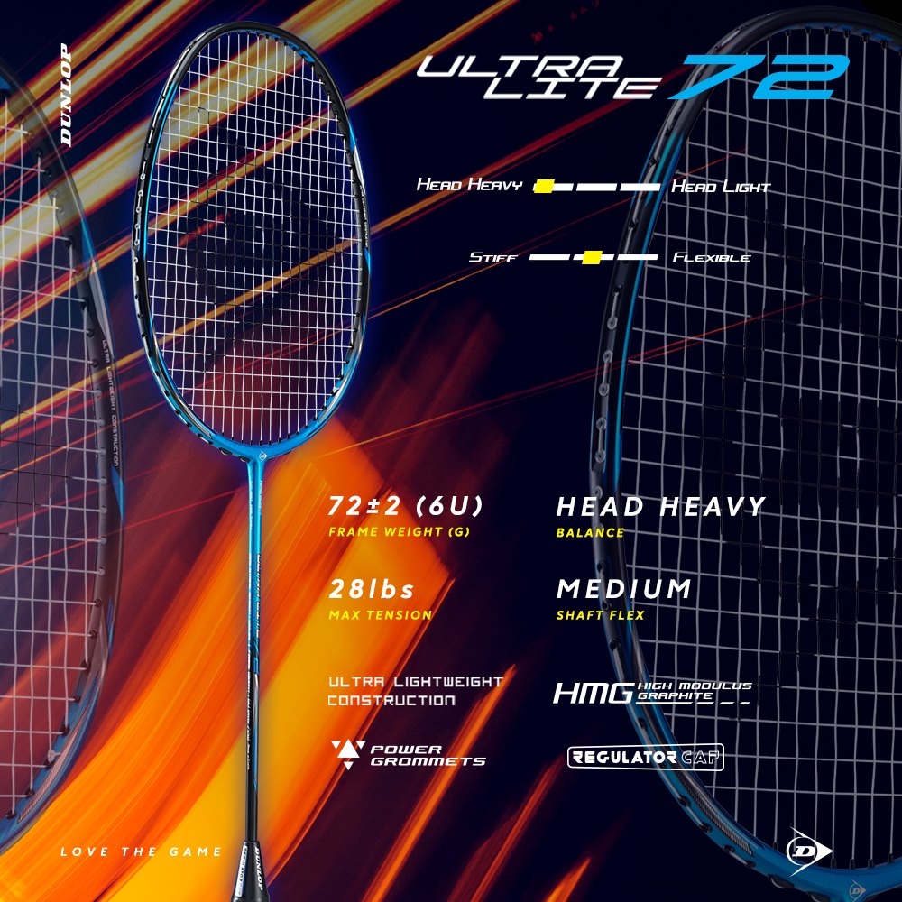 DUNLOP รุ่น ULTRA LITE 72 DUNLOP รุ่น ULTRA LITE 72
