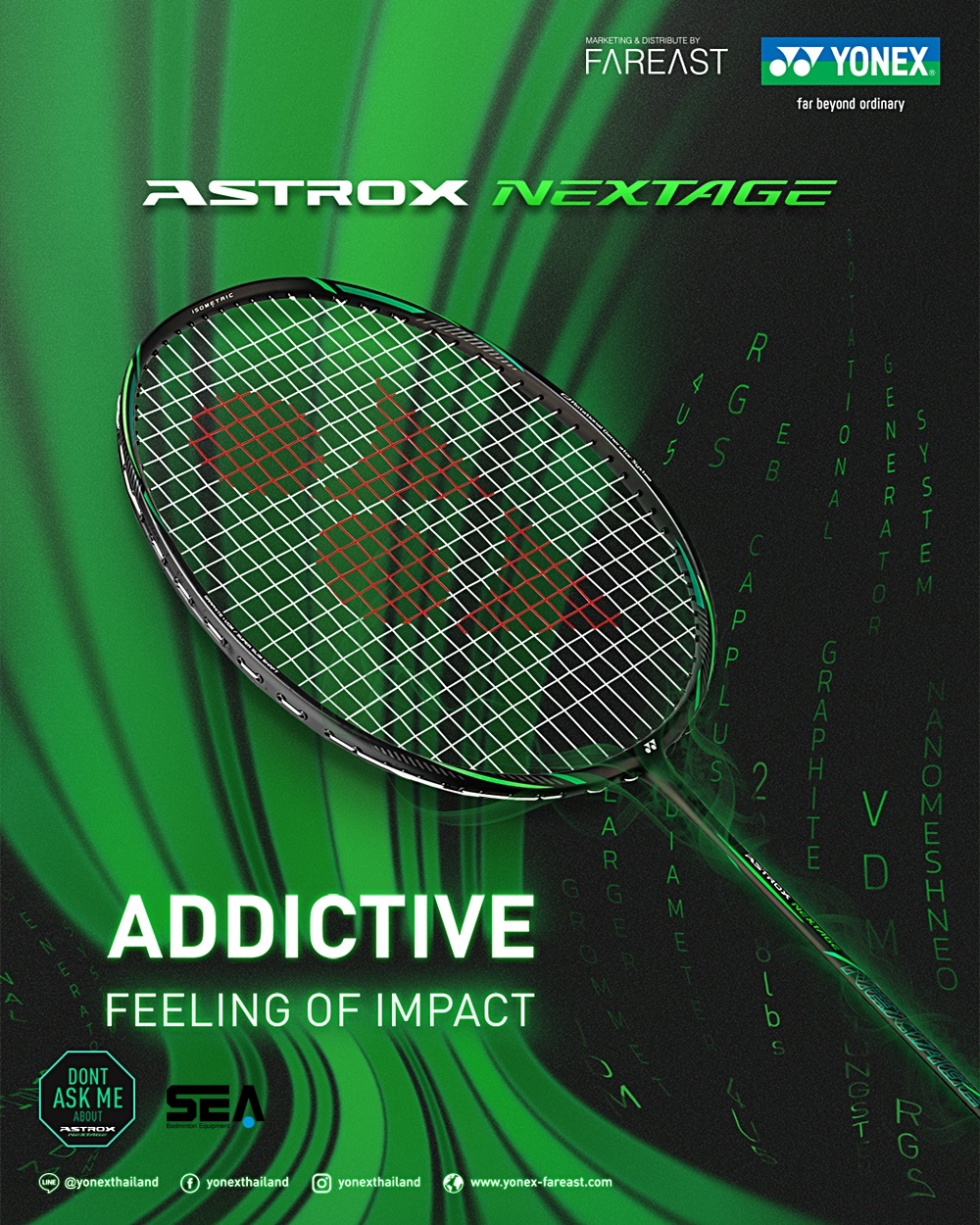 YONEX รุ่น ASTROX NEXTAGE YONEX รุ่น ASTROX NEXTAGE