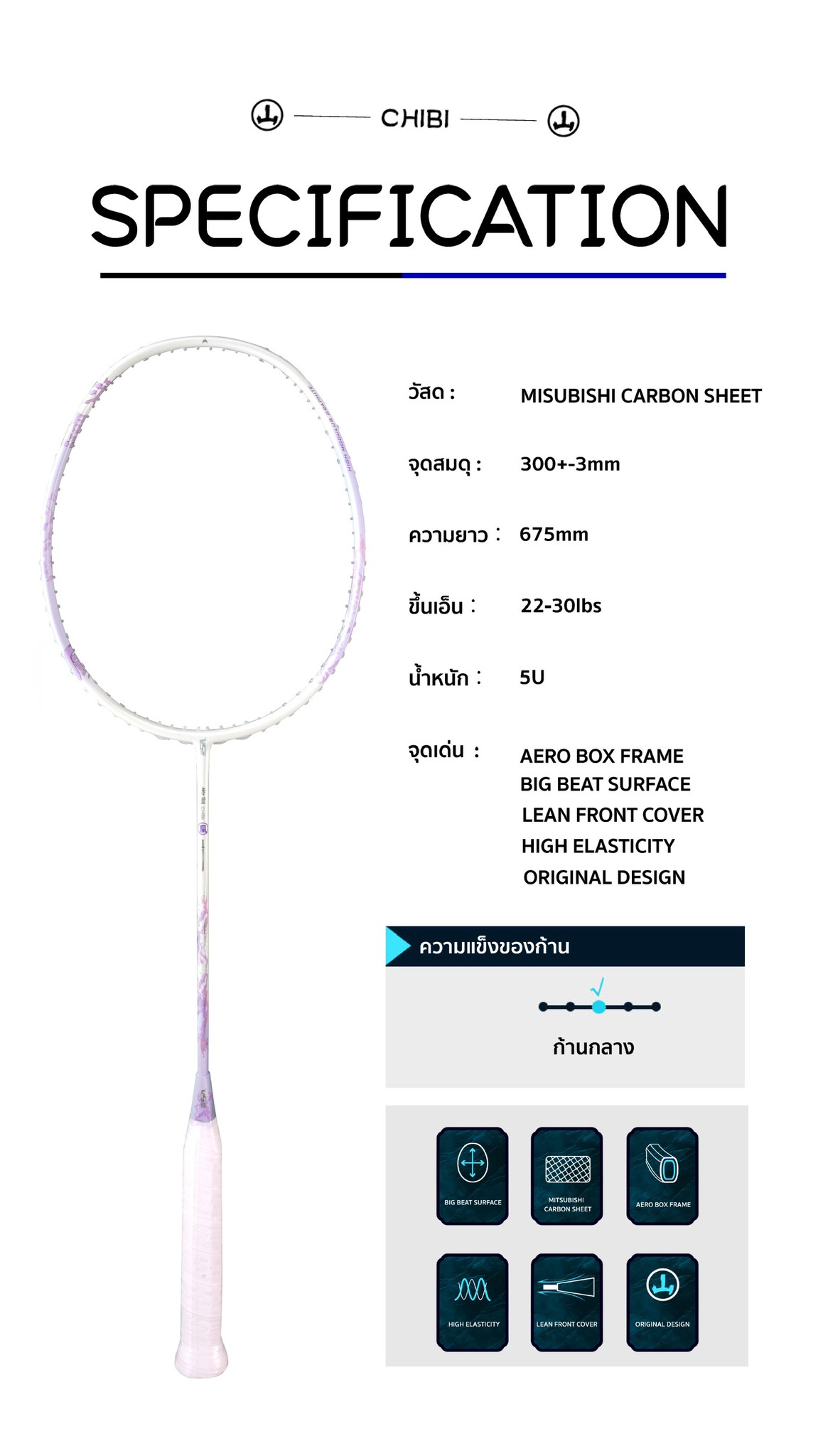 VENSON รุ่น CHIBI WIND (Purple) 5U VENSON รุ่น CHIBI WIND (Purple) 5U